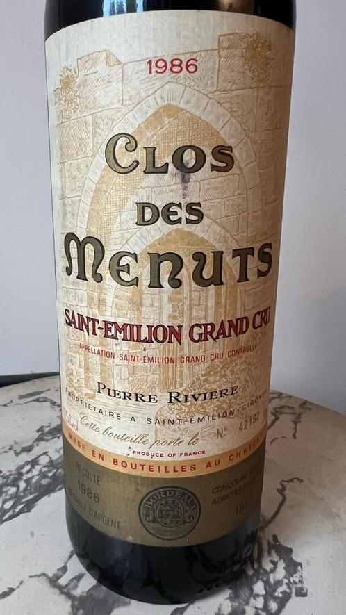 6 bouteilles de Saint Emilion Grand Cru, Collections, Vins, Neuf, Vin rouge, France, Pleine, Enlèvement