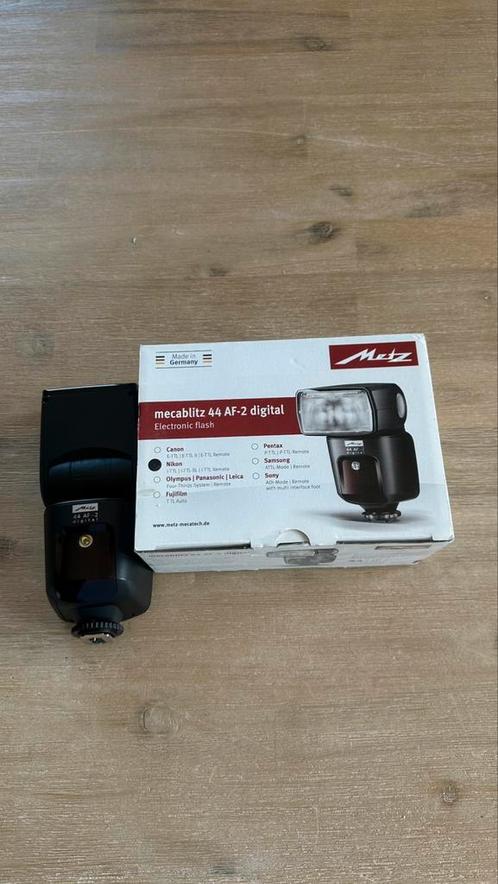 Metz mecablitz 44 AF-2 Digital + Hähnel Universal Flash Kit, Audio, Tv en Foto, Videobewaking, Zo goed als nieuw, Ophalen