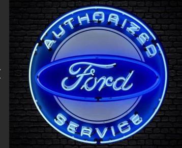 Ford service neon en veel andere USA garage showroom mancave beschikbaar voor biedingen
