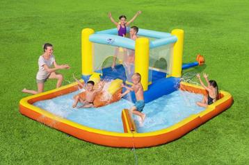 Opblaasbaar waterpark H2OGO! Beach Bounce, Neuf, 300 cm ou plus, Carré, Enlèvement