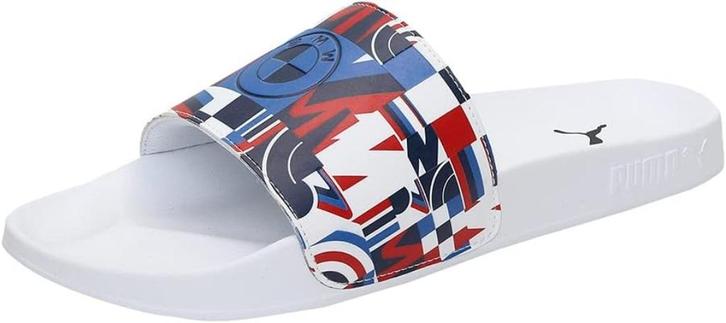 PUMA Bmw slipper | Wit rood blauw | Nieuw, Kleding | Heren, Schoenen, Nieuw, Slippers, Blauw, Verzenden