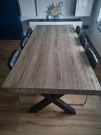 Tafel 6 stoelen, Ophalen of Verzenden, Zo goed als nieuw