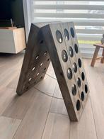 Wijnflessenrek hout 30 flessen, Ophalen, Hout