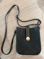 Zwarte leren tas, Ophalen of Verzenden, Zo goed als nieuw, Zwart, Leer