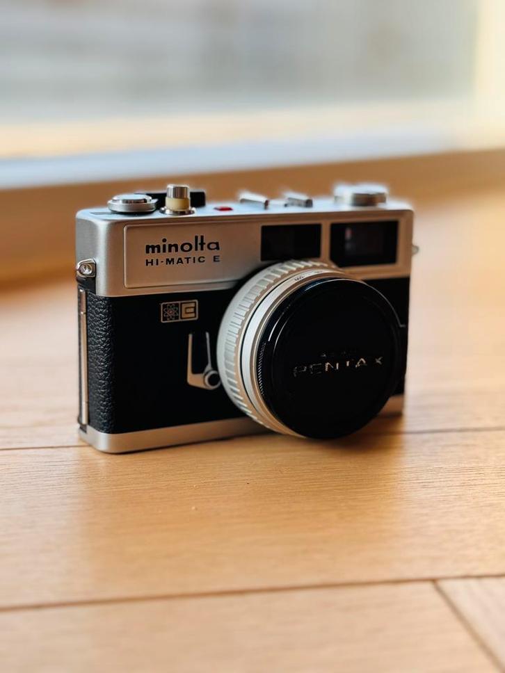 Minolta Hi-Matic E, Audio, Tv en Foto, Fotocamera's Analoog, Gebruikt, Compact, Minolta, Ophalen