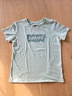 Levi's t-shirt pastelgroen - maat 158 - 13 jaar, Gebruikt, Meisje, Ophalen of Verzenden, Shirt of Longsleeve