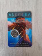 2 euro Andorra 2018 25 Jaar Constitutie Coincard, Ophalen of Verzenden, Overige landen, 2 euro, Losse munt