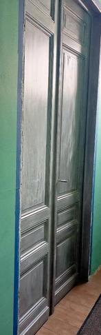 double porte intérieure en bois plein maison de maître, Bricolage & Construction, Porte intérieure, Enlèvement, Utilisé, 120 cm ou plus