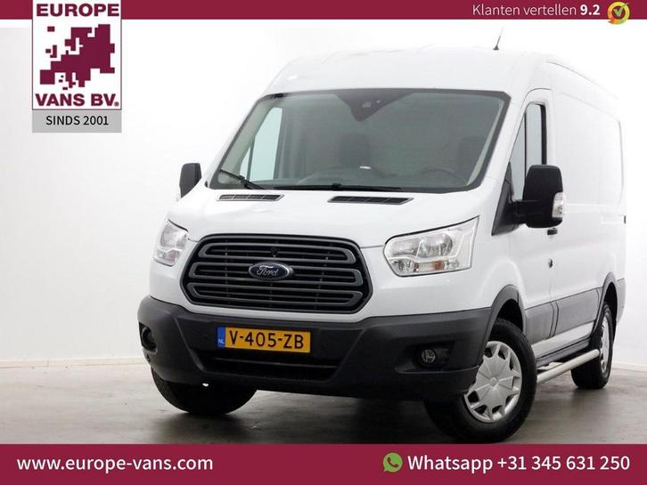 Ford Transit 350 2.0 TDCI 130pk E6 L2H2 Trend Airco/Camera/T, Auto's, Bestelwagens en Lichte vracht, Bedrijf, ABS, Airconditioning