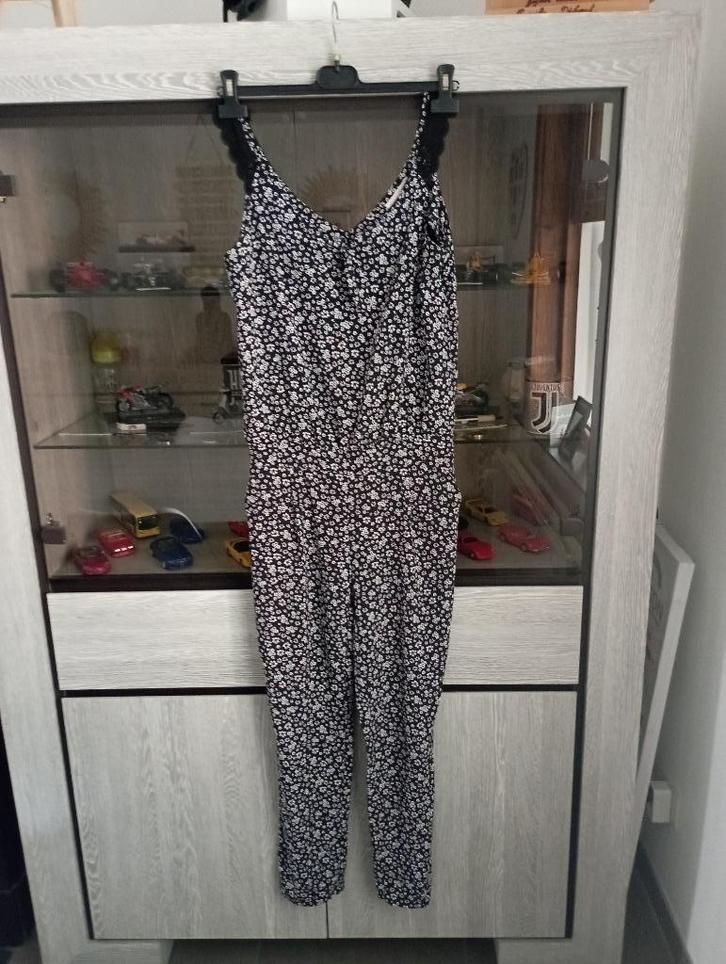 Combinaison pantalon Hangar 86., Kleding | Dames, Jumpsuits, Zo goed als nieuw, Maat 36 (S), Zwart, Ophalen of Verzenden
