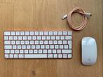 Apple Magic Keyboard + Apple Magic Mouse - Orange, Informatique & Logiciels, Enlèvement ou Envoi, Azerty, Apple, Sans fil