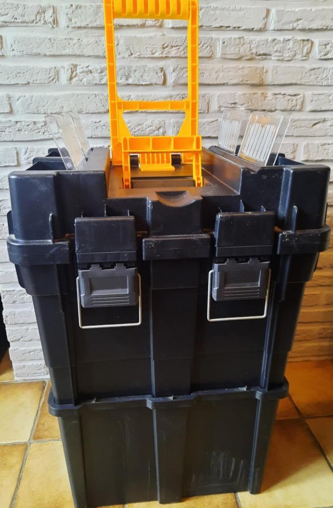 Mobiele werkkoffer + organiser Sencys, Doe-het-zelf en Bouw, Gereedschapskisten, Ophalen