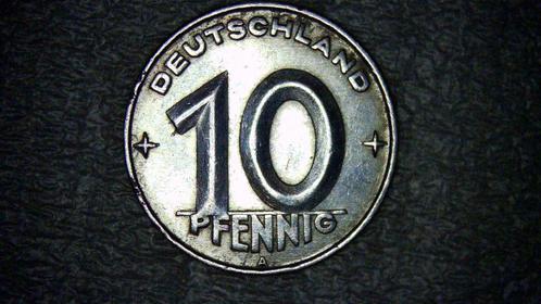 10 Penning 1952 A, Postzegels en Munten, Munten | Europa | Niet-Euromunten, Duitsland, Ophalen of Verzenden