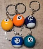 5 sleutelhangers: Snooker, Enlèvement ou Envoi, Utilisé, Sport