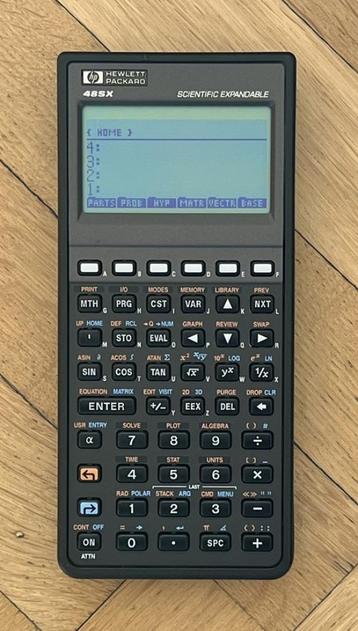 Hewlett Packard HP 48SX calculator + HP Solve + 32K RAM card beschikbaar voor biedingen