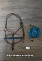 2 delige set touwhalster met bijpassende teugels, Dieren en Toebehoren, Paarden en Pony's | Hoofdstellen en Tuigage, Ophalen, Nieuw