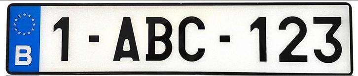 PLEXI zwarte kentekenplaat, Auto diversen, Tuning en Styling, Ophalen of Verzenden