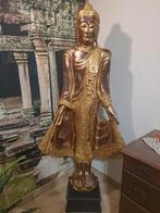 Prachtig antiek 1900. birmaans buddha beeld van  165m groot, Gebruikt, Ophalen