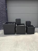 Clayfibre Bloembak  - Diverse maten - Fiberclay plantenbak, Tuin en Terras, Bloembakken en Plantenbakken, Minder dan 60 cm, Vierkant