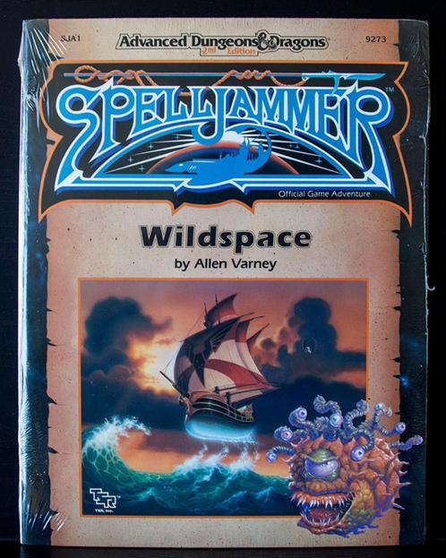 ADD 2e Ed-Spelljammer Adventure SJA1 Wildspace TSR 1990, Hobby & Loisirs créatifs, Wargaming, Comme neuf, Autres types, Enlèvement ou Envoi