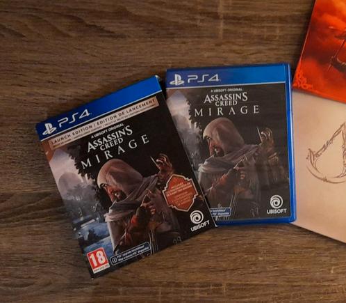 Assassin's creed Mirage, launch edition (krasvrij), Games en Spelcomputers, Games | Sony PlayStation 4, Nieuw, Ophalen