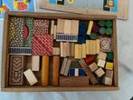 Houten bouwdozen uit 1950-1960., Verzamelen, Ophalen, Gebruikt