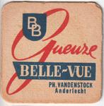 BIERKAART  BELLE-VUE, Collections, Marques de bière, Autres marques, Sous-bock, Envoi, Neuf