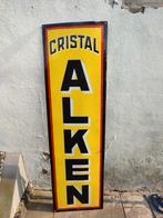 Zeldzaam emaille bord Cristal Alken 1946, Verzamelen, Ophalen