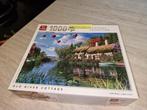 Puzzel 1000st Cottage - Old river cottage, Ophalen, 500 t/m 1500 stukjes, Gebruikt, Legpuzzel
