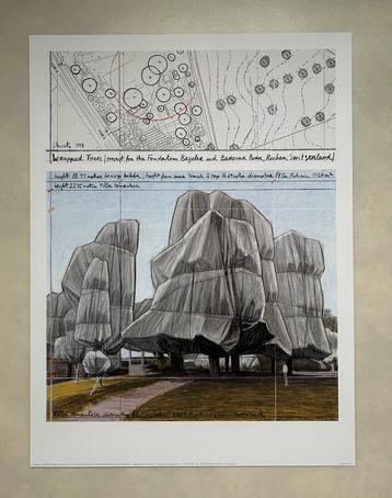 Christo - Wrapped Trees - Fondation Beyeler - Basel beschikbaar voor biedingen