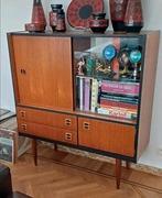 Vintage vitrine kast 1960s, Antiek en Kunst, Ophalen
