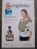 Ergobaby draagzak embrace soft olive, Ophalen of Verzenden, Zo goed als nieuw, Draagzak