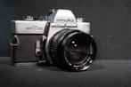 MINOLTA  srt 101 +minolta mc 35mmf2.8 ,bien lire, Ophalen of Verzenden, Gebruikt, Spiegelreflex, Minolta