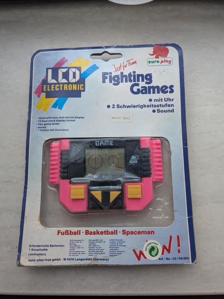 Jeu Électronique LCD Vintage Euro Play Fighting Games, Kinderen en Baby's, Speelgoed | Overig, Ophalen of Verzenden