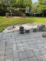 Terrastegels - blauwe steen, Tuiles de terrasse, Utilisé, 10 m²² ou plus, Enlèvement