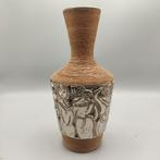 Vase Bitossi vintage, sculpté, lustre platine, Enlèvement ou Envoi