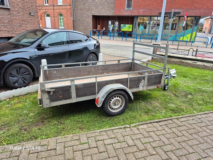 Aanhangwagen Twins 750kg 250cm op 130cm ., Auto diversen, Aanhangers en Bagagewagens, Zo goed als nieuw, Ophalen