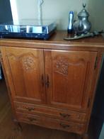 HIFI OF TV MEUBEL, Ophalen, KLASSIEK, 100 tot 150 cm, Eikenhout