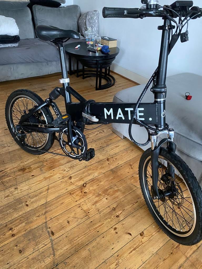 Vélo électrique MATE à vendre – Excellent état, Fietsen en Brommers, Fietsen | Vouwfietsen, Zo goed als nieuw, Ophalen