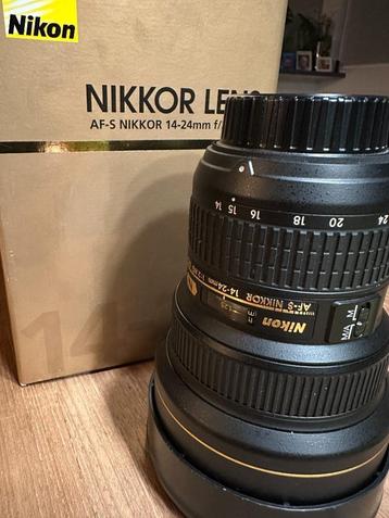 Nikon AF-S 14-24 f2.8G disponible aux enchères