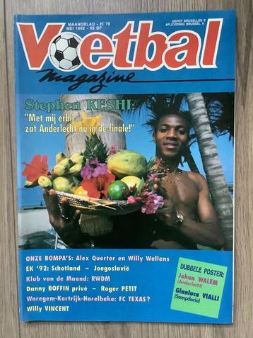 Voetbal Magazine mei 1992 met poster beschikbaar voor biedingen
