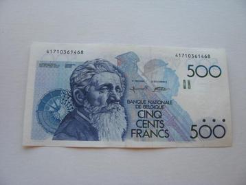Billet 500fr  Meunier . disponible aux enchères