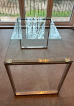 Table en verre moderne à vendre, Ophalen, Gebruikt, 100 tot 150 cm, 50 tot 100 cm