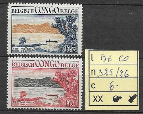 BELG. CONGO  N  325 / 326  XX, Timbres & Monnaies, Timbres | Europe | Belgique, Non oblitéré, Europe, Enlèvement ou Envoi