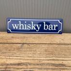 Emaille bordje WHISKY BAR, Verzamelen, Ophalen of Verzenden, Zo goed als nieuw