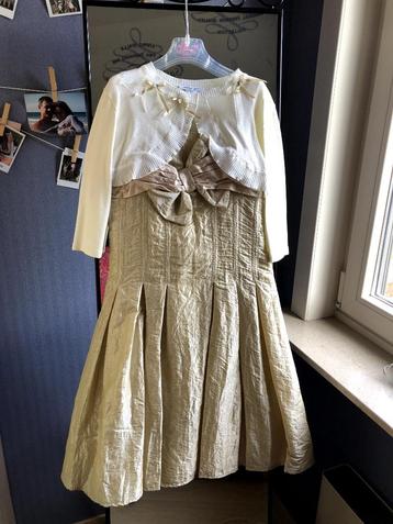 Robe de communion + gilet Alice Pi taille 152, Robe ou Jupe, Enlèvement ou Envoi, Comme neuf, Alice Pi