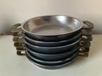 Set van zes koperen gourmetpannetjes, Antiek en Kunst, Ophalen, Koper