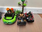Playmobil set safari motorfiets quad 2 boten 4 karakters, Ophalen of Verzenden, Gebruikt