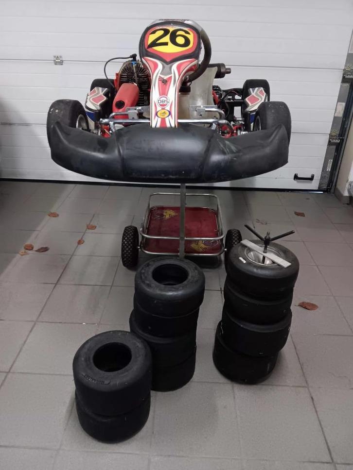 minikart 60cc + ...., Sport en Fitness, Karting, Gebruikt, Kart, Ophalen