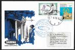 SABENA FDC 1e vlucht Brussel - Atlanta, Luchtvaart, Ophalen of Verzenden, Gestempeld, 1e dag stempel
